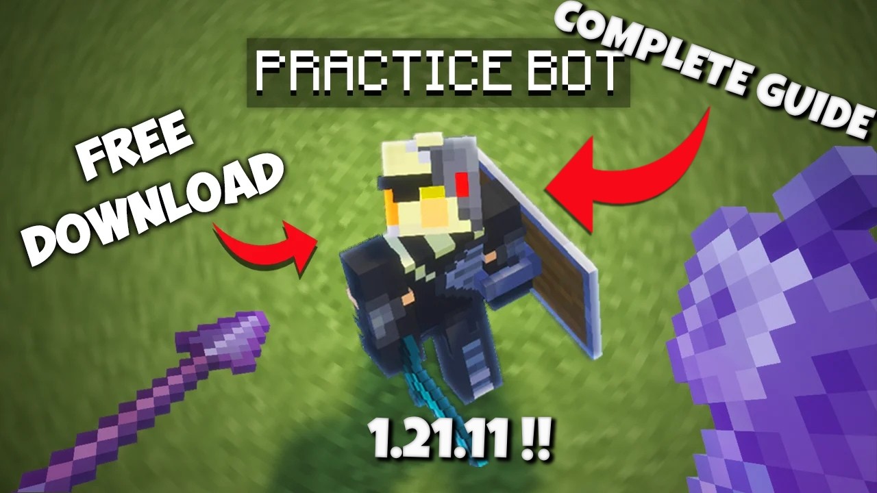 Minecraft 1.21.11 PvP Bot Map Tutorial 🔥 Full Install & How to Use ...