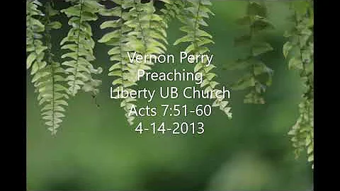 Vernon Perry Preaching @ Liberty UB Church 2013 (A...