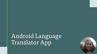 Language Converter Application build in Android Studio
