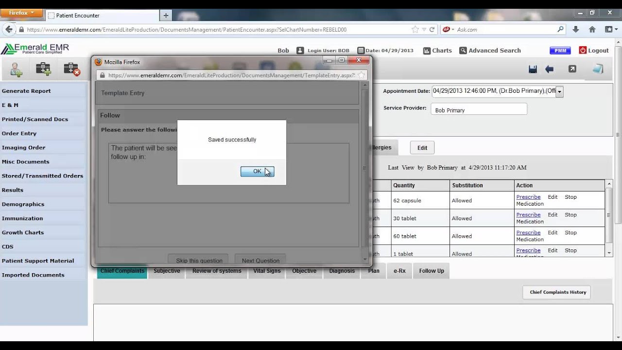 EMERALD HEALTH EMR- Patient care simplified