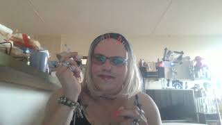 Stefanie smoking