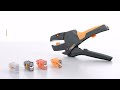 Handling stripax insulation stripping Weidmüller