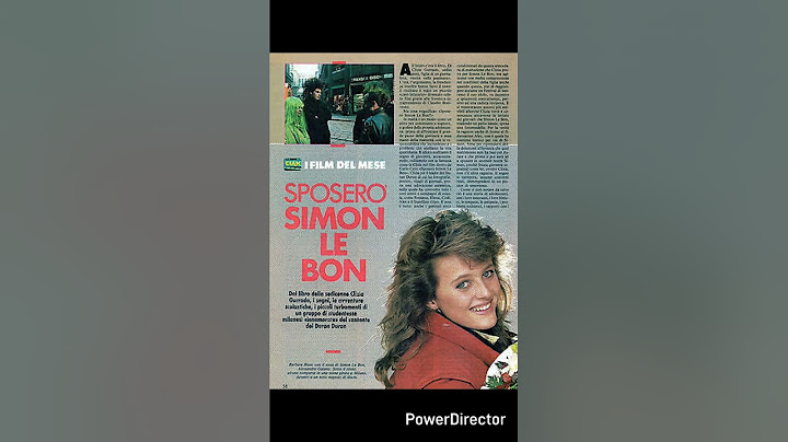 Sposerò Simon Le Bon 40 anni dopo ...intervista a Barbara Blanc by Duca di Saronno