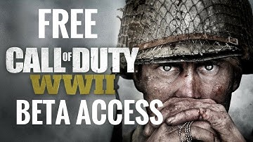 FREE Call of Duty WWII Beta Codes! (WORKING)