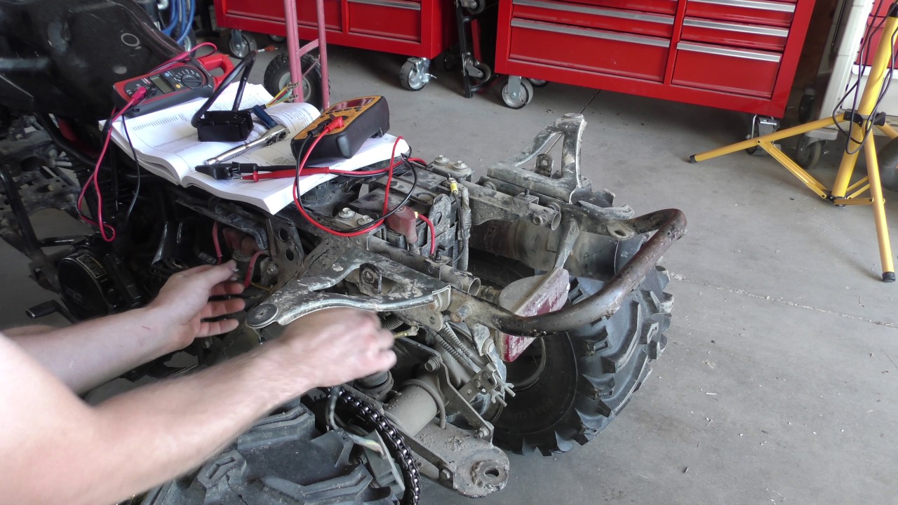 Replacing the Voltage Regulator on the Honda Fourtrax ... 1985 honda fourtrax wiring diagram 