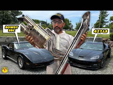 Corvette Battle! Can We Make a 427 LS Sound as NASTY As a KILLER Old School Small Block?
