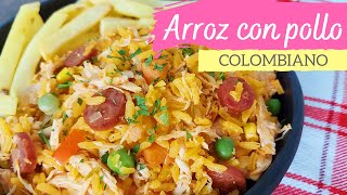 Cómo hacer ARROZ CON POLLO Colombiano  Arroz sueltico y muy sabroso!