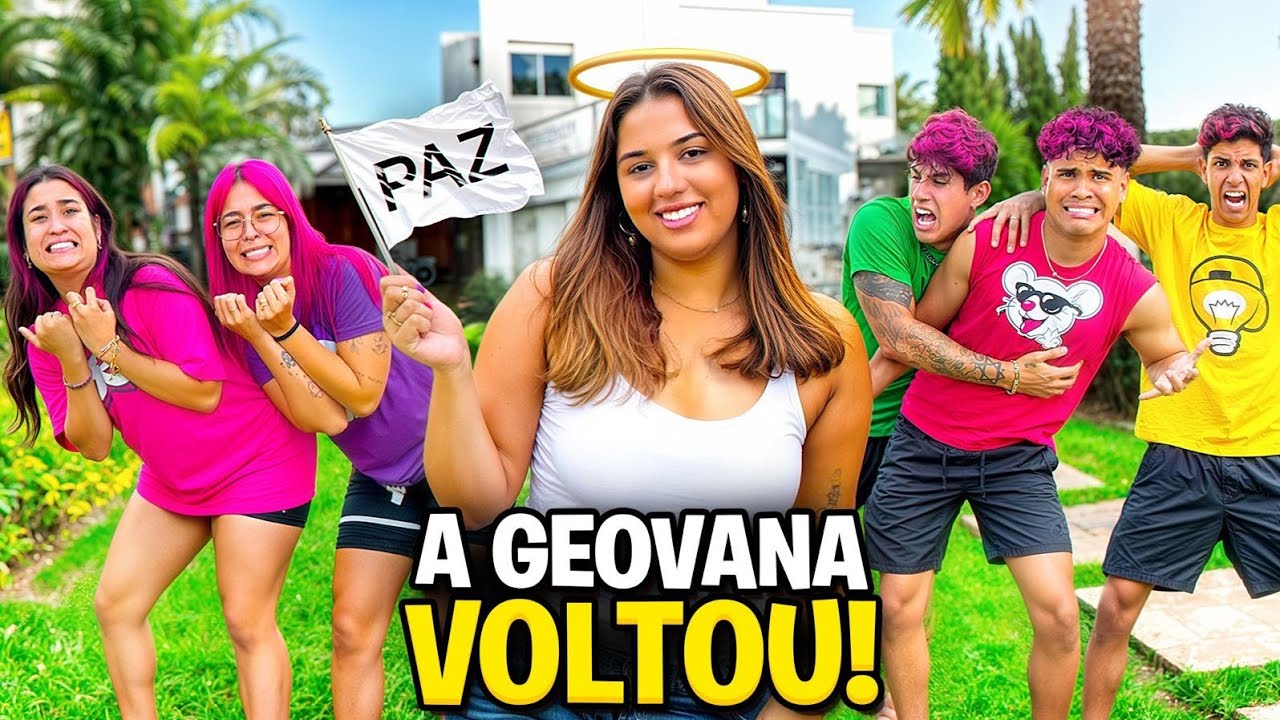A GEOVANA VOLTOU PARA A MANSÃO DOS ROSA *Ela se rendeu ...