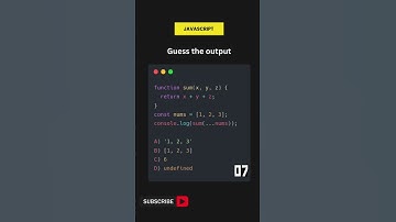 Test Your Javascript Knowledge: MCQ #36