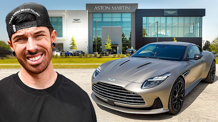 ASTON MARTIN ATTEMPTED TO FIX MY DB12 THAT I REBUILT