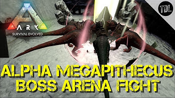 Alpha Megapithecus Boss Fight | VsPVP The Island Ep14 | Ark Survival Evolved