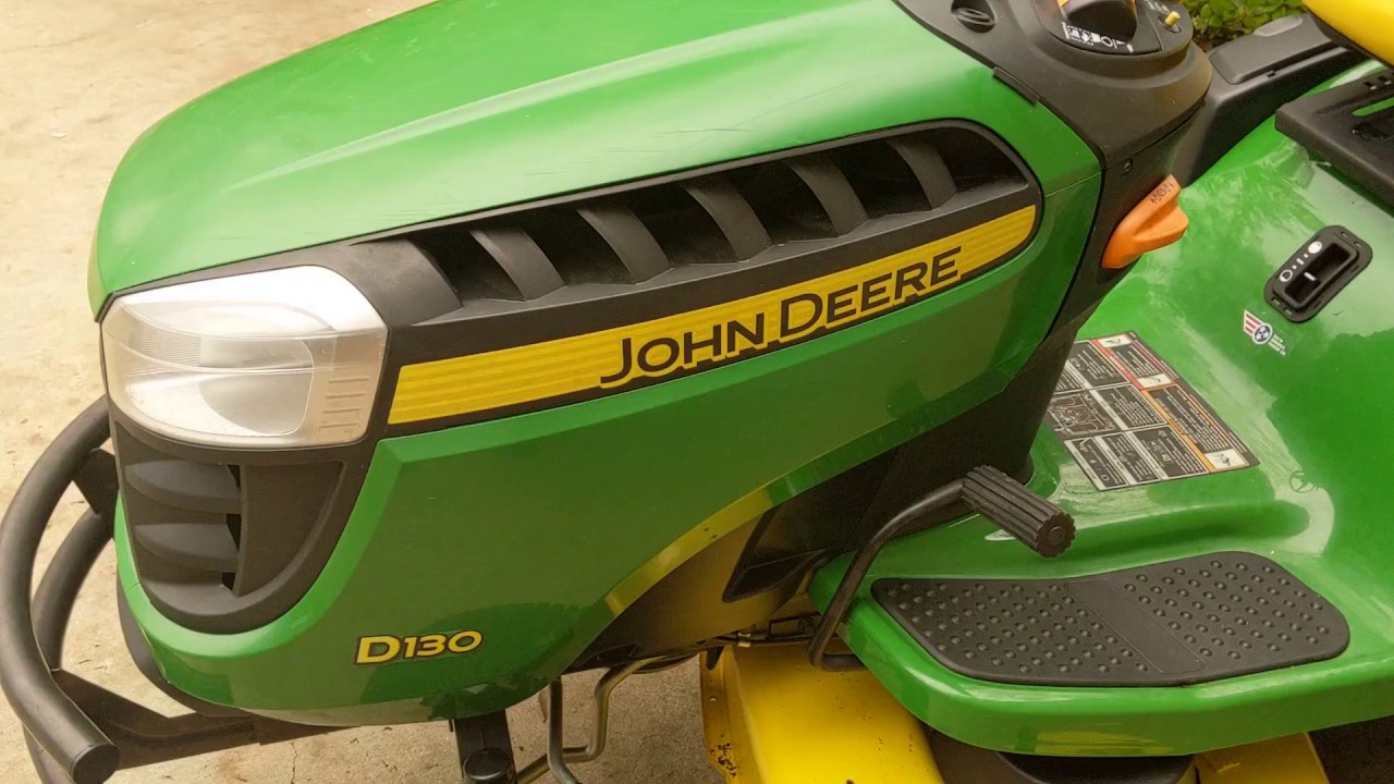 John Deere hood removal no tools needed YouTube