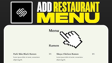 How To Add Restaurant Menu To Squarespace (2025)