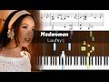 Laufey - Madwoman - Piano Tutorial with Sheet Music