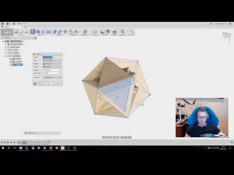 How to draw a 20 sided dice or Icosahedron