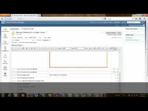 Tutorial Working with test cases & test scripts