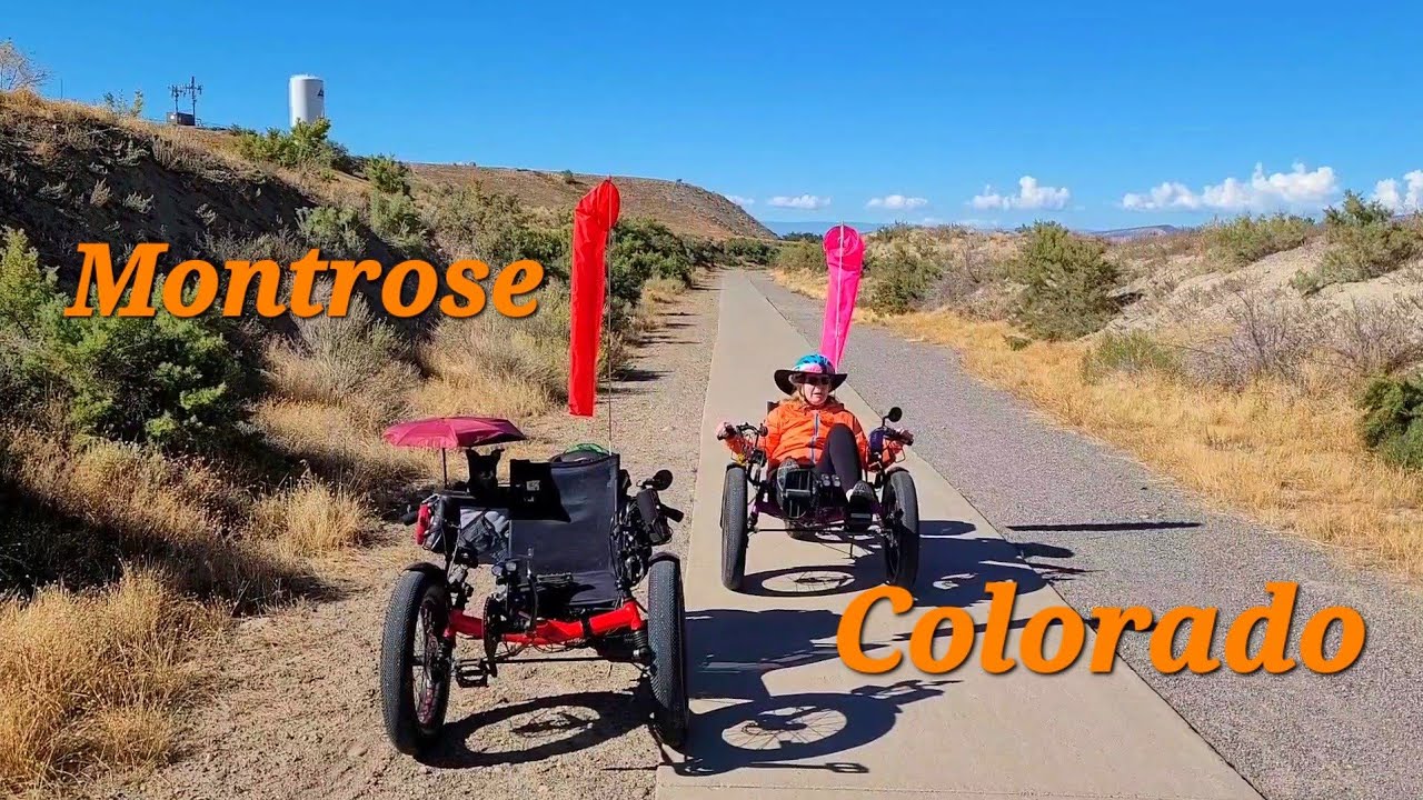 Montrose Colorado Bike Trails on Fat Tad Recumbent Trikes