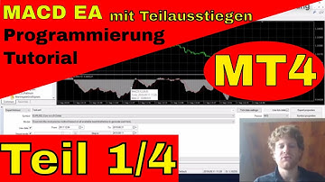 MACD Expert Advisor mit Teilausstiegen im MT4 programmieren - Teil 1