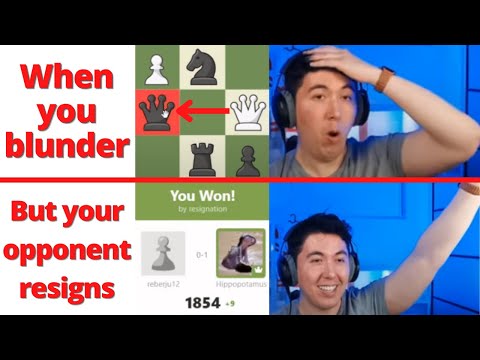 When you BLUNDER, BUT your opponent RESIGNS... (feat. GM Eric Hansen)