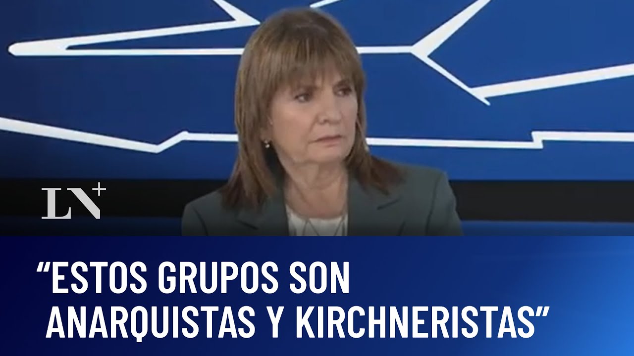 Habla Patricia Bullrich en el "supermiércoles" de marcha y ...