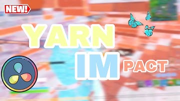 How to make the *BEST* Yarn Impact on Davinci Resolve! (FREE PRESET)