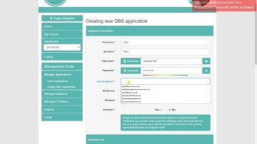 How to initiate a DBS checks for High Volume Users