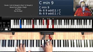 Money Don't Matter 2 Night (by Prince) - Piano Tutorial