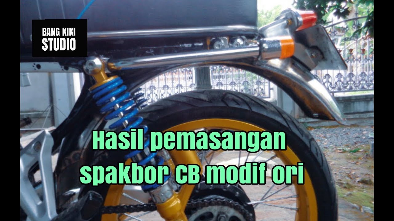 Modifikasi Cb Pasang Spakbor Modif Ori Khas Nganjuk Review Hasil