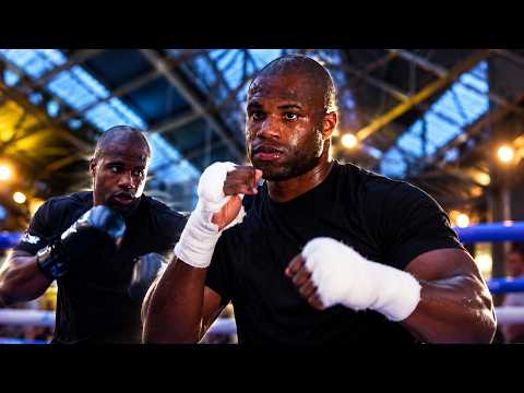 Daniel Dubois in Action at London Open Workout
