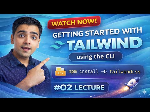 02 | Tailwind CSS CLI Setup 🚀 | Complete Installation Guide
