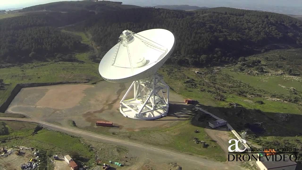 Radiotelescopio SRT Sardegna San Basilio - YouTube