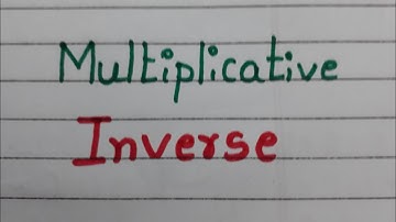 Multiplicative Inverse