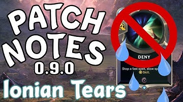 DENY IS DEAD?! PATCH NOTES REVIEW! | Legends of Runeterra | LoR Open Beta Patch 0.9.0