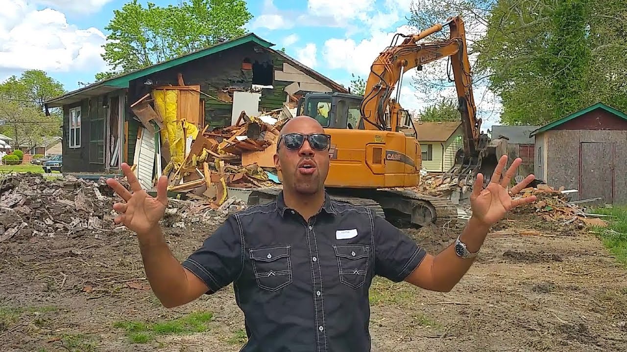 We're tearing down a house today! YouTube