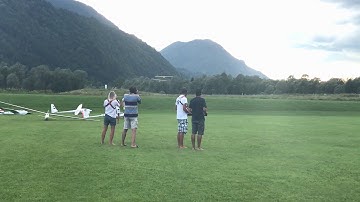 Ka4 & Piper Cub - touch & go + landing by Gernot Bruckmann / Hannes Lutzenberger