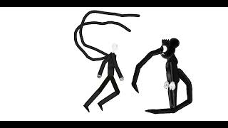 Slenderman vs cartoon mouse