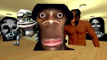 POV HI MY NAME IS AUUGHH CRAZY FROG OBUNGA AND ALL BOTS #garrysmod100k  #Nextbots