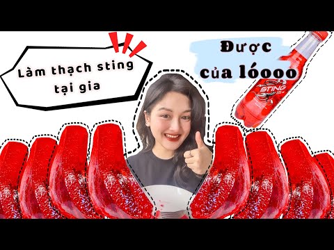 Video Lần đầu thử làm thạch Sting và cái kết || Puta Ăn Gì... - youtube