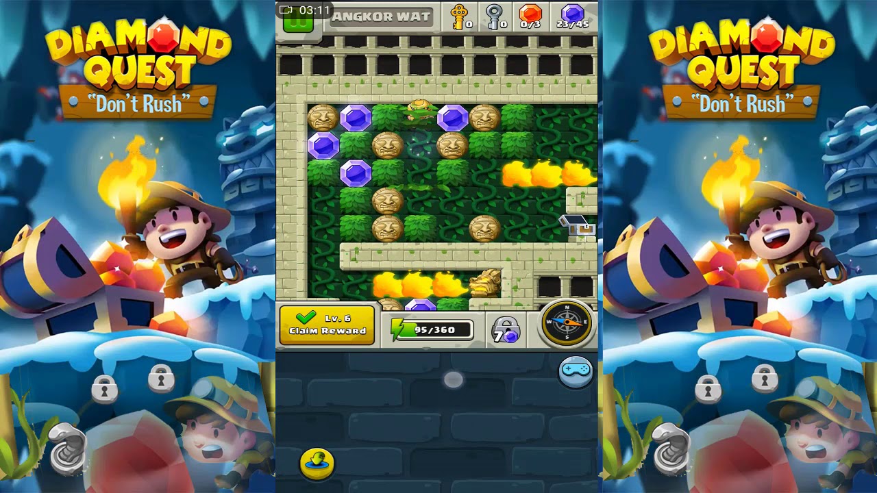 Diamond Quest Angkor Wat Level 3 "Don't Rush"