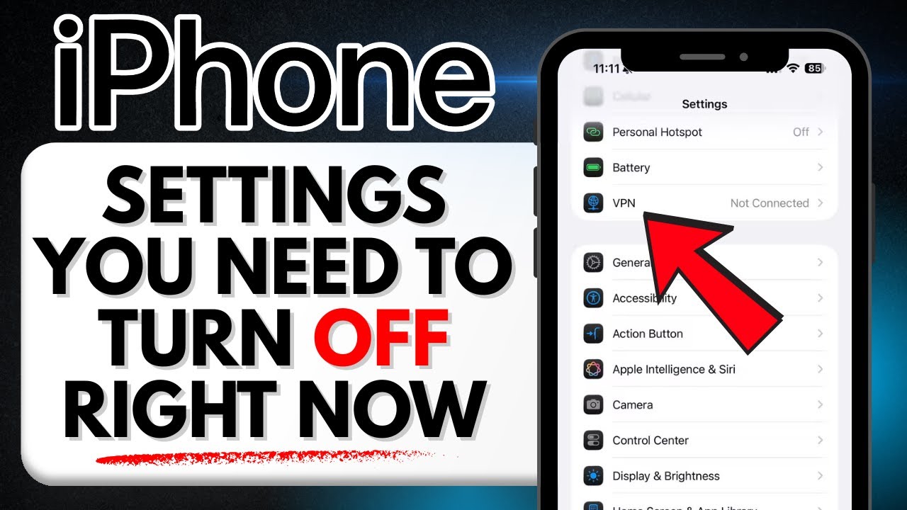 iPhone Settings You Need to Turn Off Right Now (2025 Tips) - YouTube