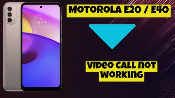 Video Call not working || Video call problem || Video call not incoming Motorola E20 / E40
