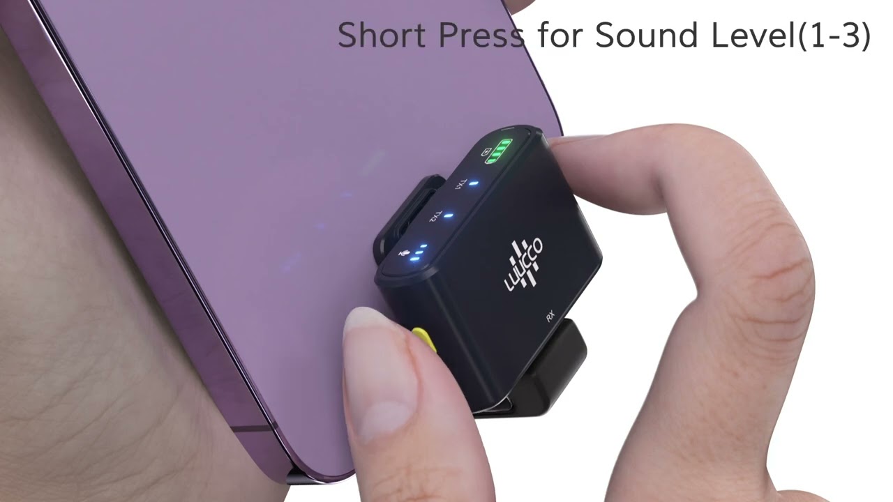 Luucco Airwave- Wireless Lavalier Microphone Combo