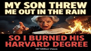 187M Views Mom Burns Sons Harvard Degree