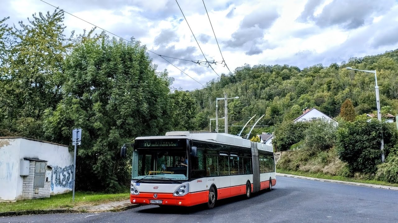 DPMUL | Škoda 25Tr Citelis 1A #607 | Linka 70, Mírové náměstí - Mojžíř