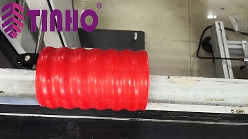 Flying Marking Solutions on PERT Red Pipe Production Line