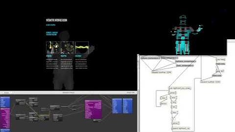 Quartz Composer - 2nd Kinect Prototype