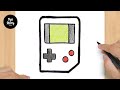 #552 How to Draw a Game Boy - Easy Drawing Tutorial