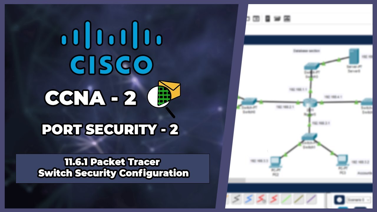 11.6.1 - Packet Tracer Switch Security Configuration | Türkçe ÇÖZÜM -  YouTube