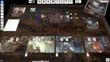 Tabletop Simulator Aventuria Card Game first look