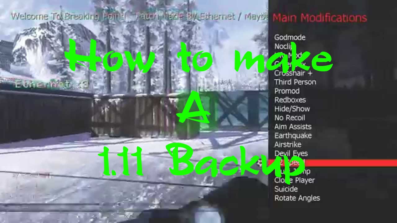 [Mw2/OFW/BACKUP] How To Make A Mw2 1.11 Backup